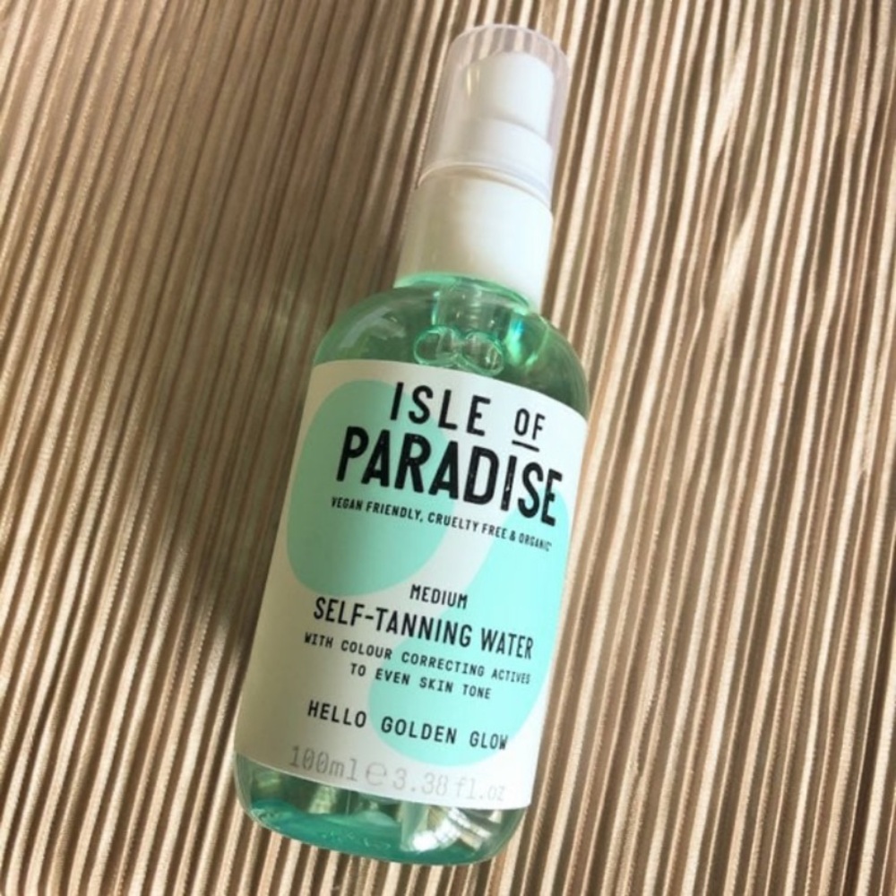 ISLE OF PARADISE SELF TANNING WATER MEDIUM 3.38oz